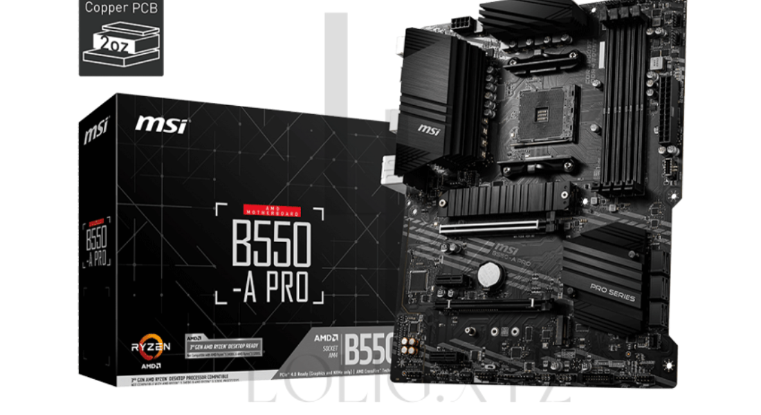 MSI B550 motherboard performance